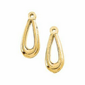 14K Yellow 12x6 mm Earring Jackets